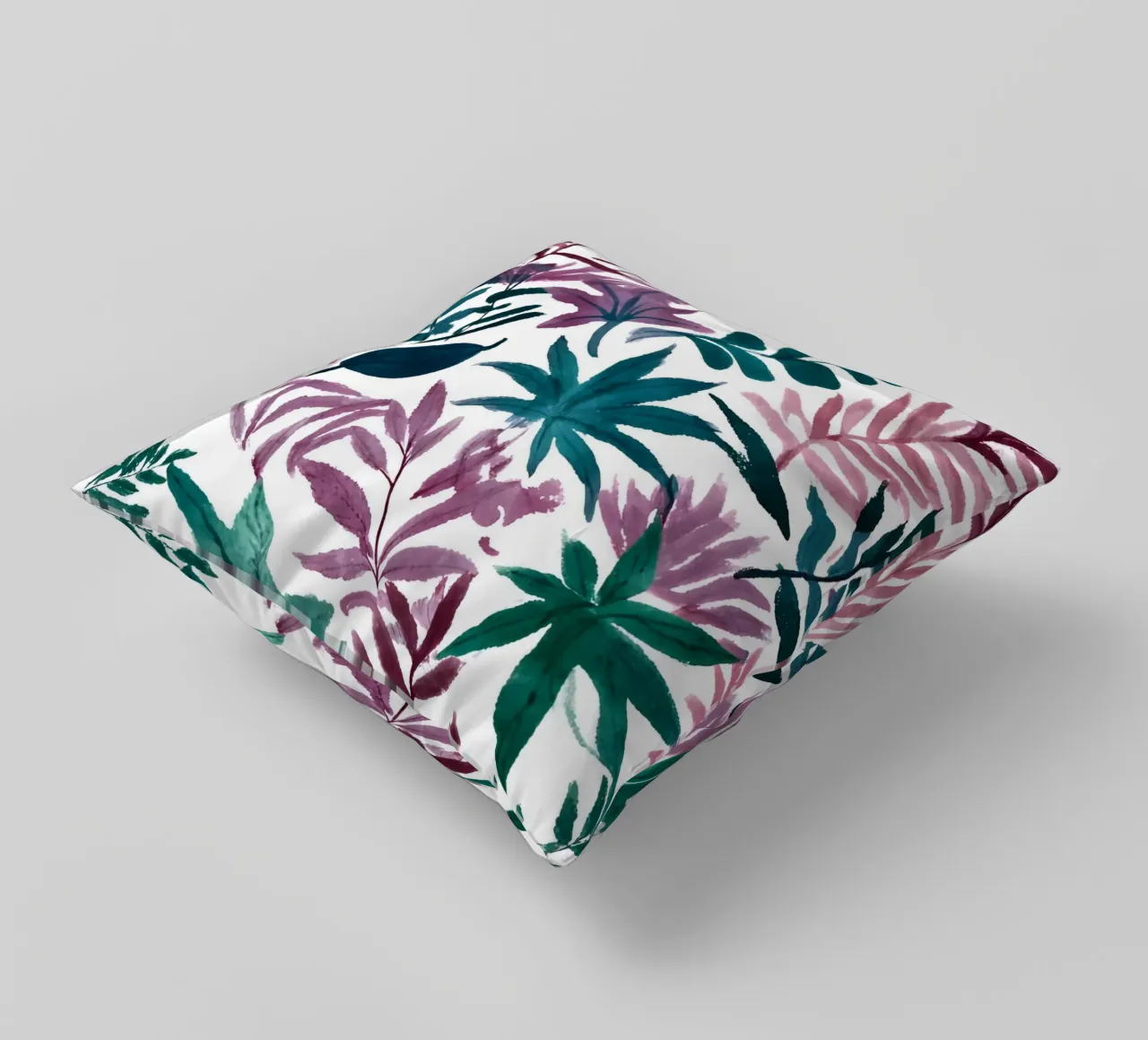 Buntes botanisches Muster cuscino da designsbysophia