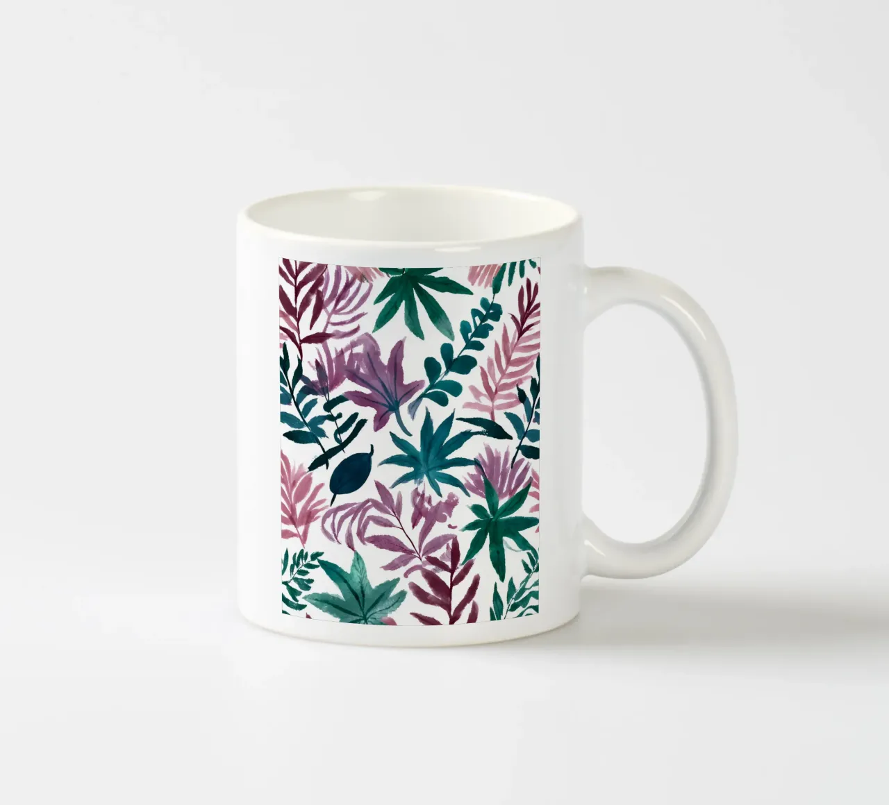 Buntes botanisches Muster tazza in ceramica da designsbysophia
