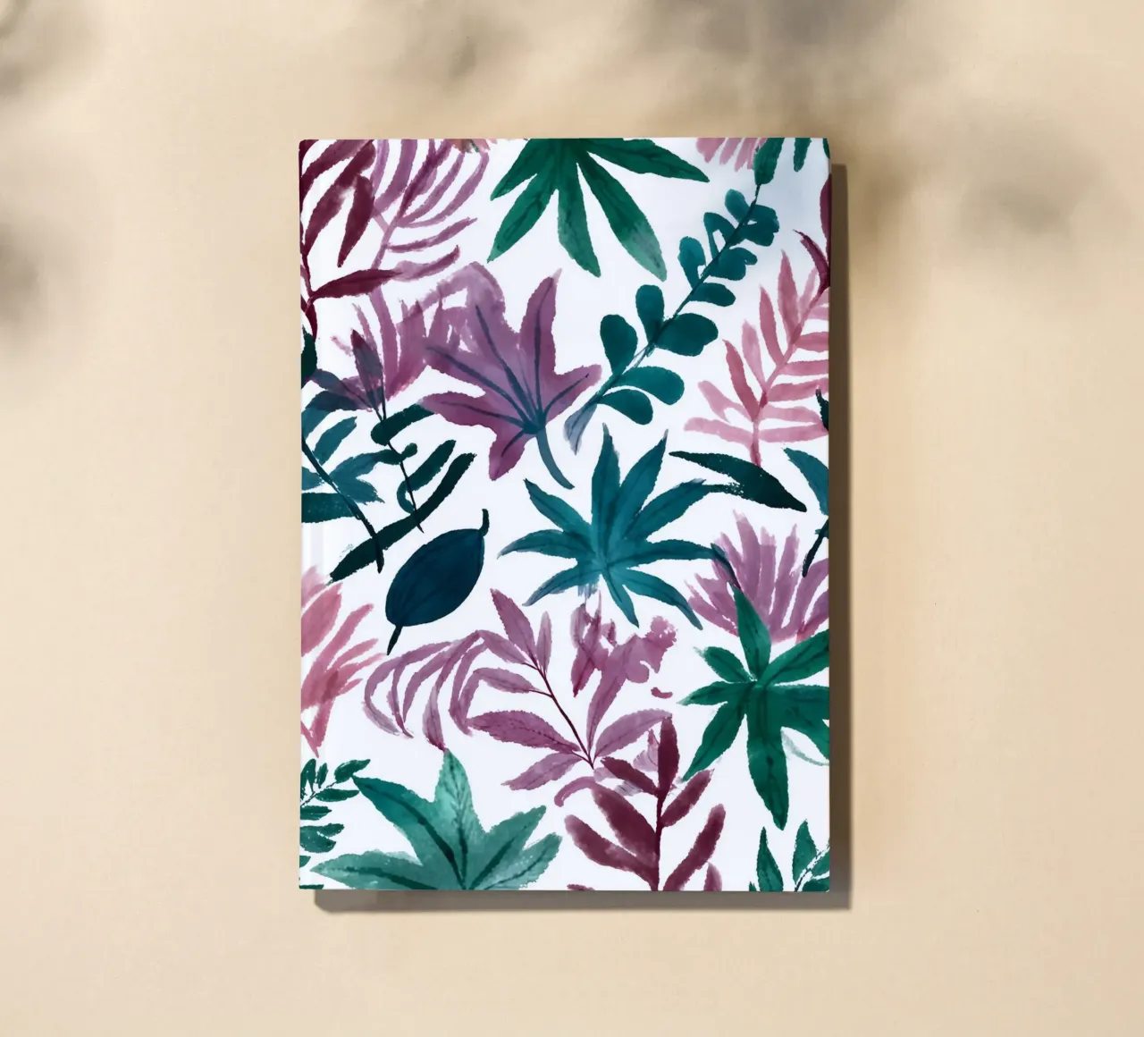 Buntes botanisches Muster notebook by designsbysophia