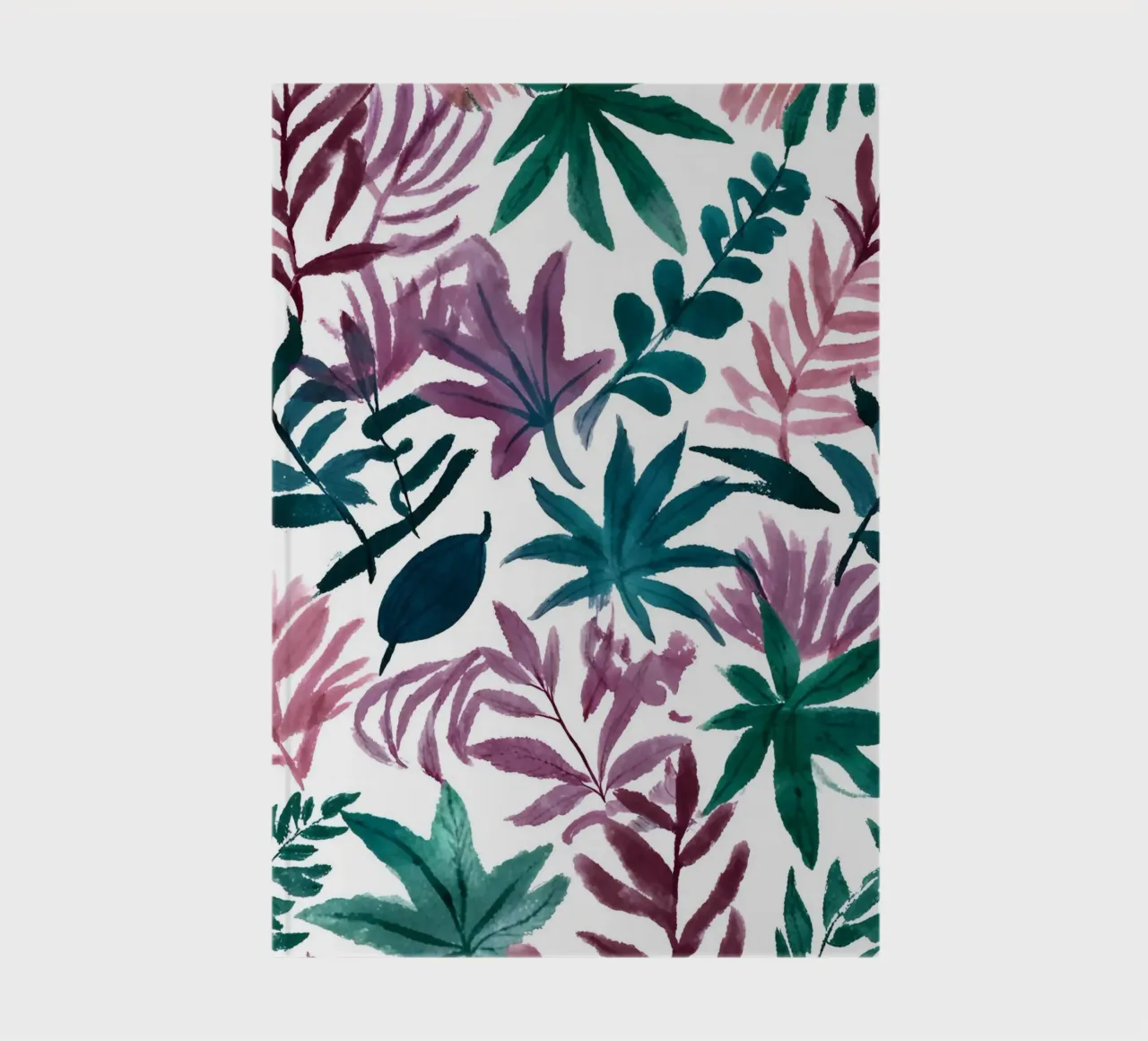 Buntes botanisches Muster notebook by designsbysophia