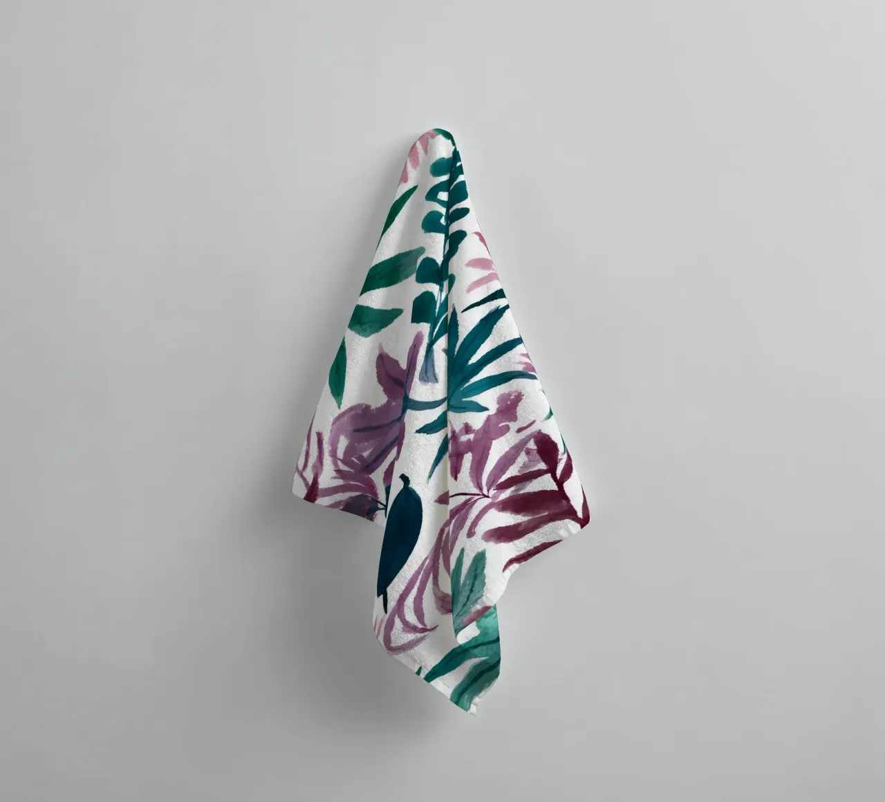 Buntes botanisches Muster asciugamano da bagno da designsbysophia