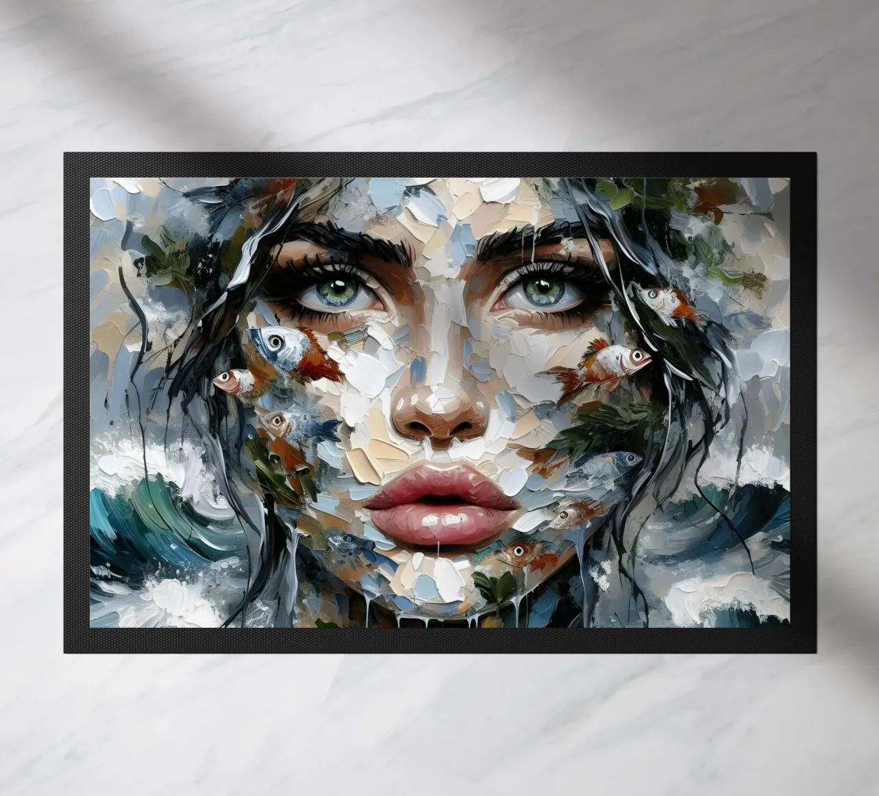 Fish Tale doormat by ARTOMATIC