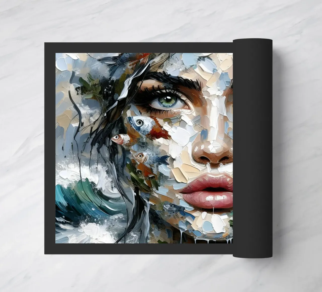 Fish Tale doormat by ARTOMATIC