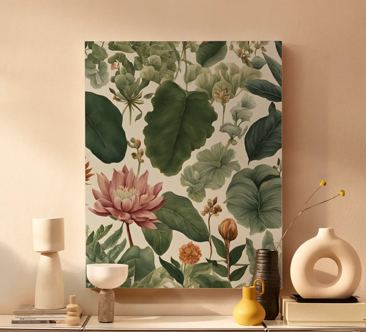 Pflanzenleben canvas by designsbysophia