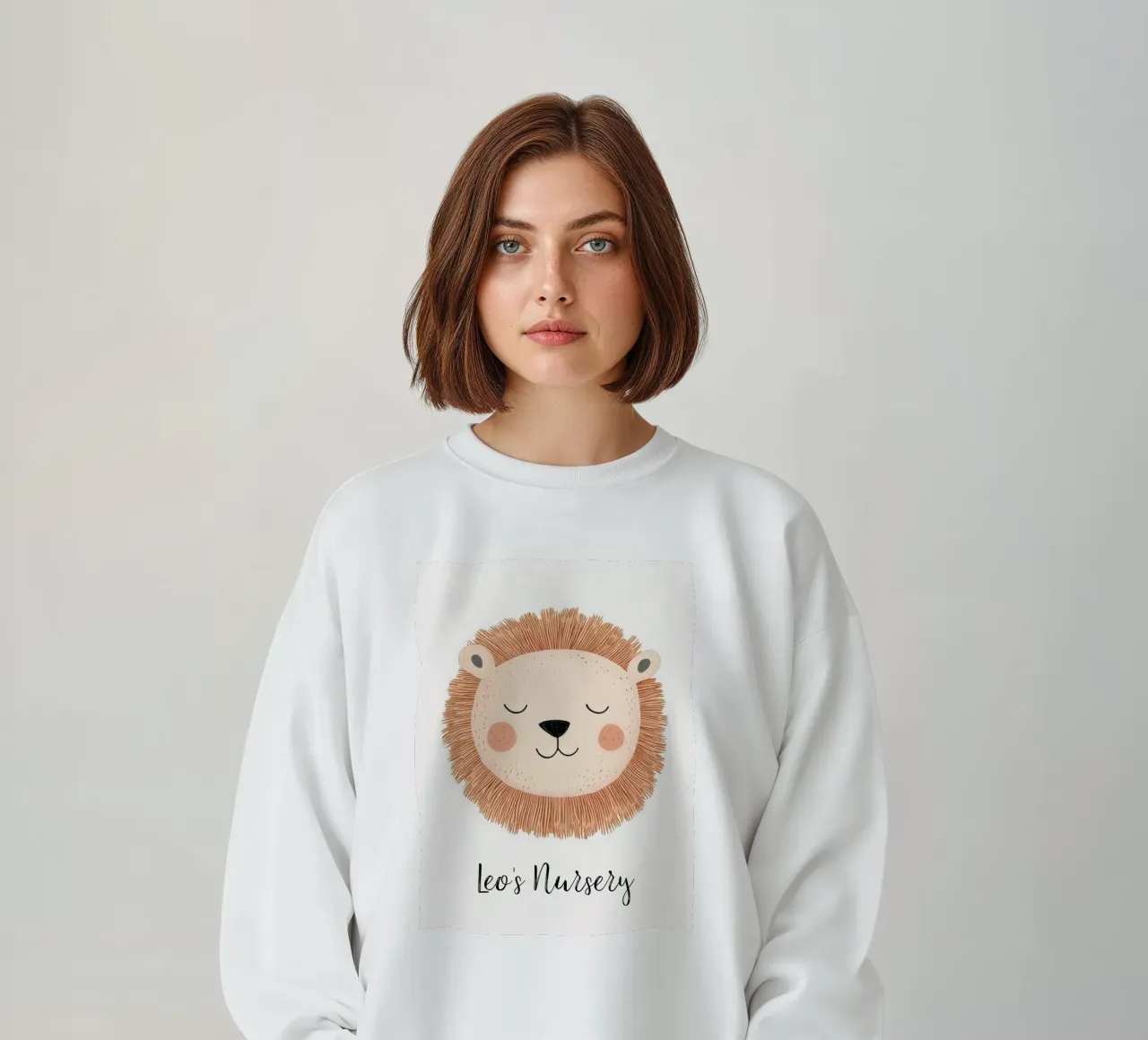 Custom Nursery Print, Personalized Nursery Art Add Your Name sweatshirt by Little Lola