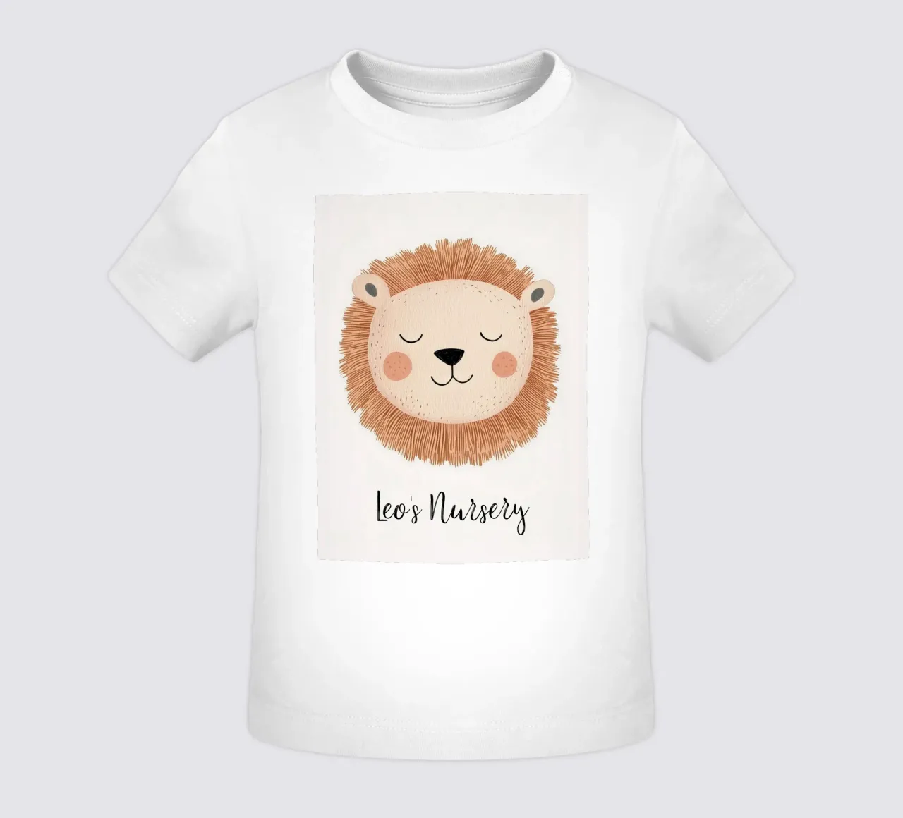 Custom Nursery Print, Personalized Nursery Art Add Your Name baby t-shirt by Little Lola