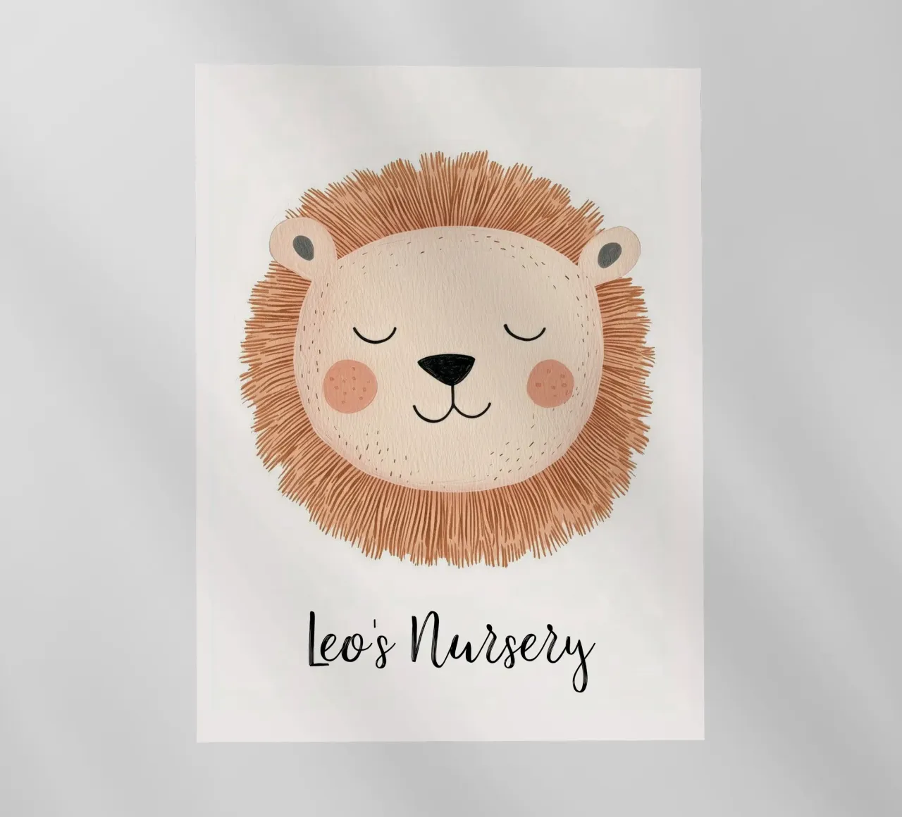 Custom Nursery Print, Personalized Nursery Art Add Your Name backlit film by Little Lola