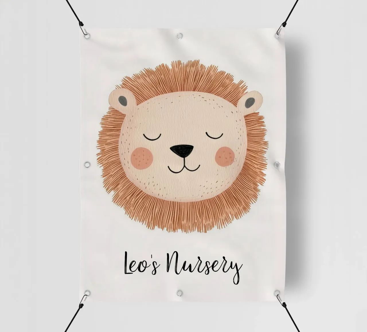 Custom Nursery Print, Personalisierte Kinderzimmer Kunst Fügen Sie Ihren Namen PVC Plane von Little Lola