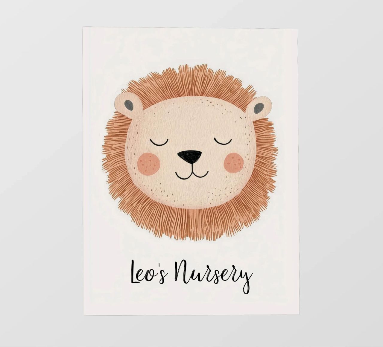 Custom Nursery Print, Personalisierte Kinderzimmer Kunst Fügen Sie Ihren Namen PVC Plane von Little Lola