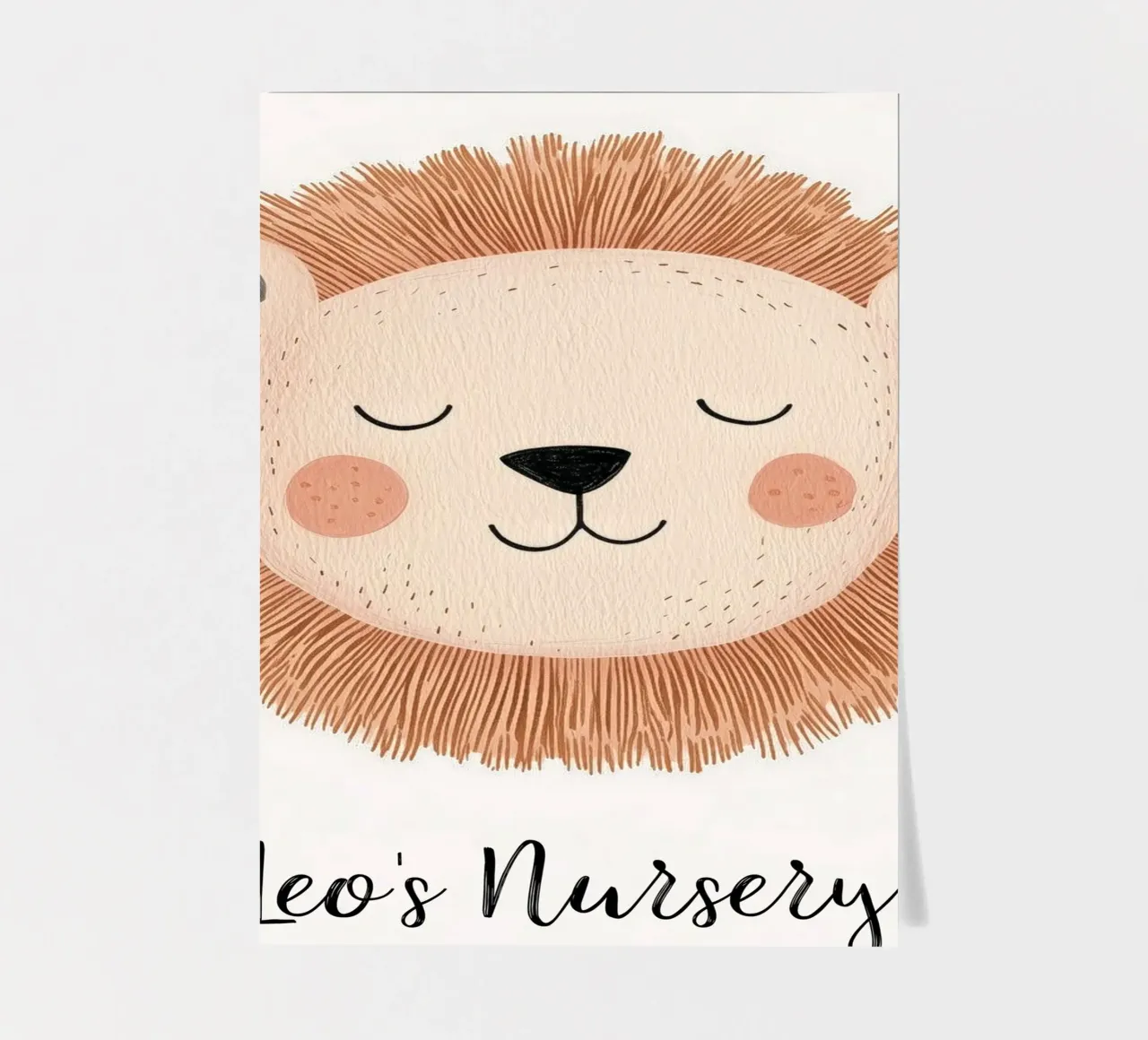 Custom Nursery Print, Personalized Nursery Art Add Your Name sticker sheet by Little Lola