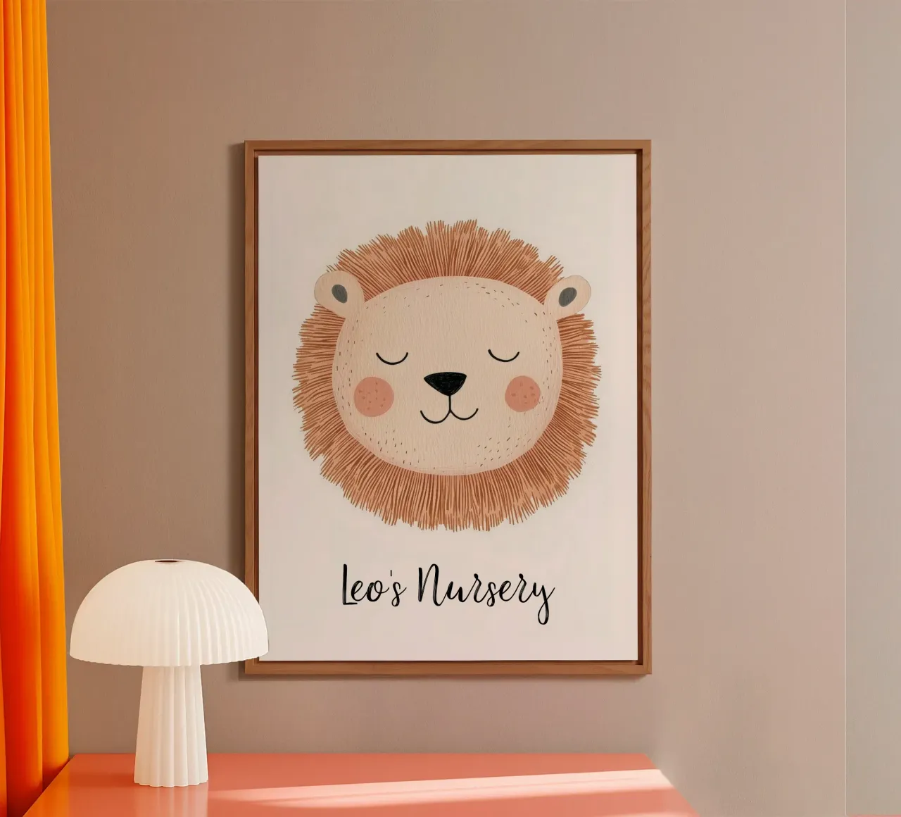 Custom Nursery Print, Personalized Nursery Art Add Your Name alu-dibond by Little Lola