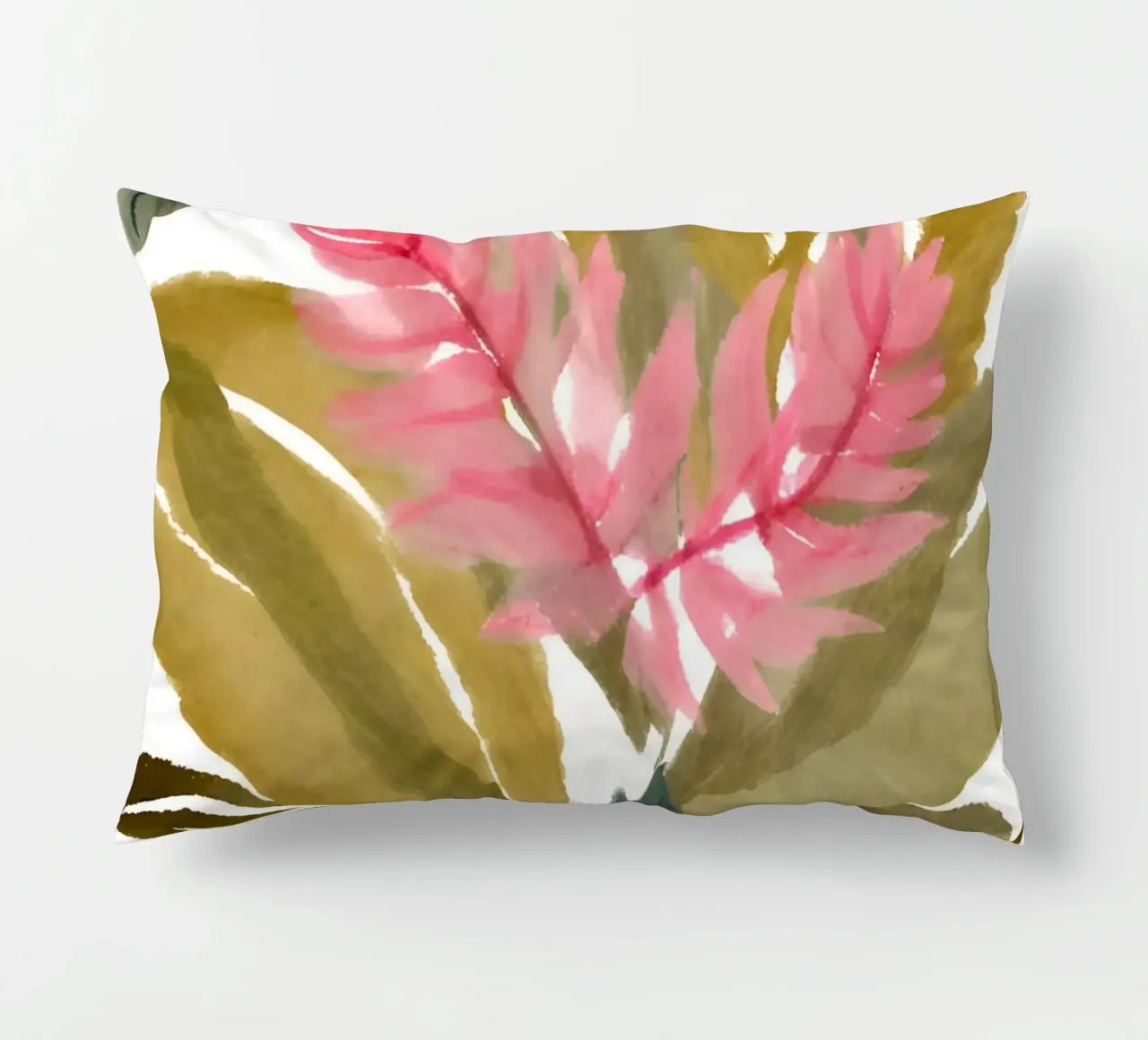 Exotische Pflanzen decorative cushion by designsbysophia