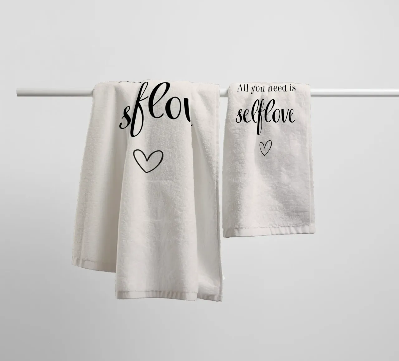 All you need is selflove asciugamano da bagno da designsbysophia