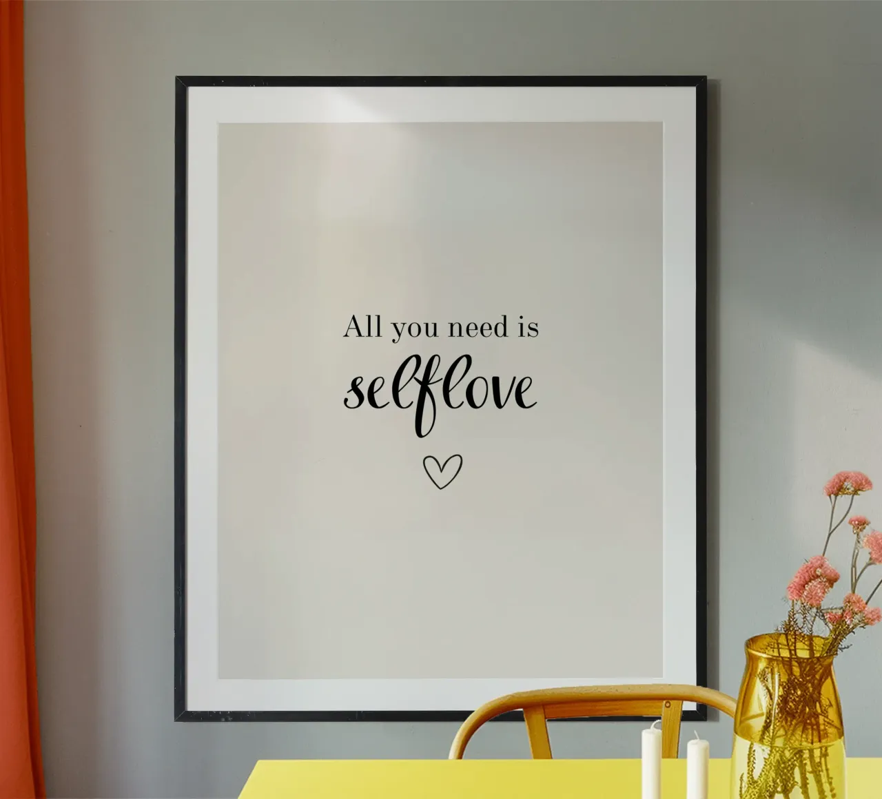 All you need is selflove carta hahnemühle da designsbysophia
