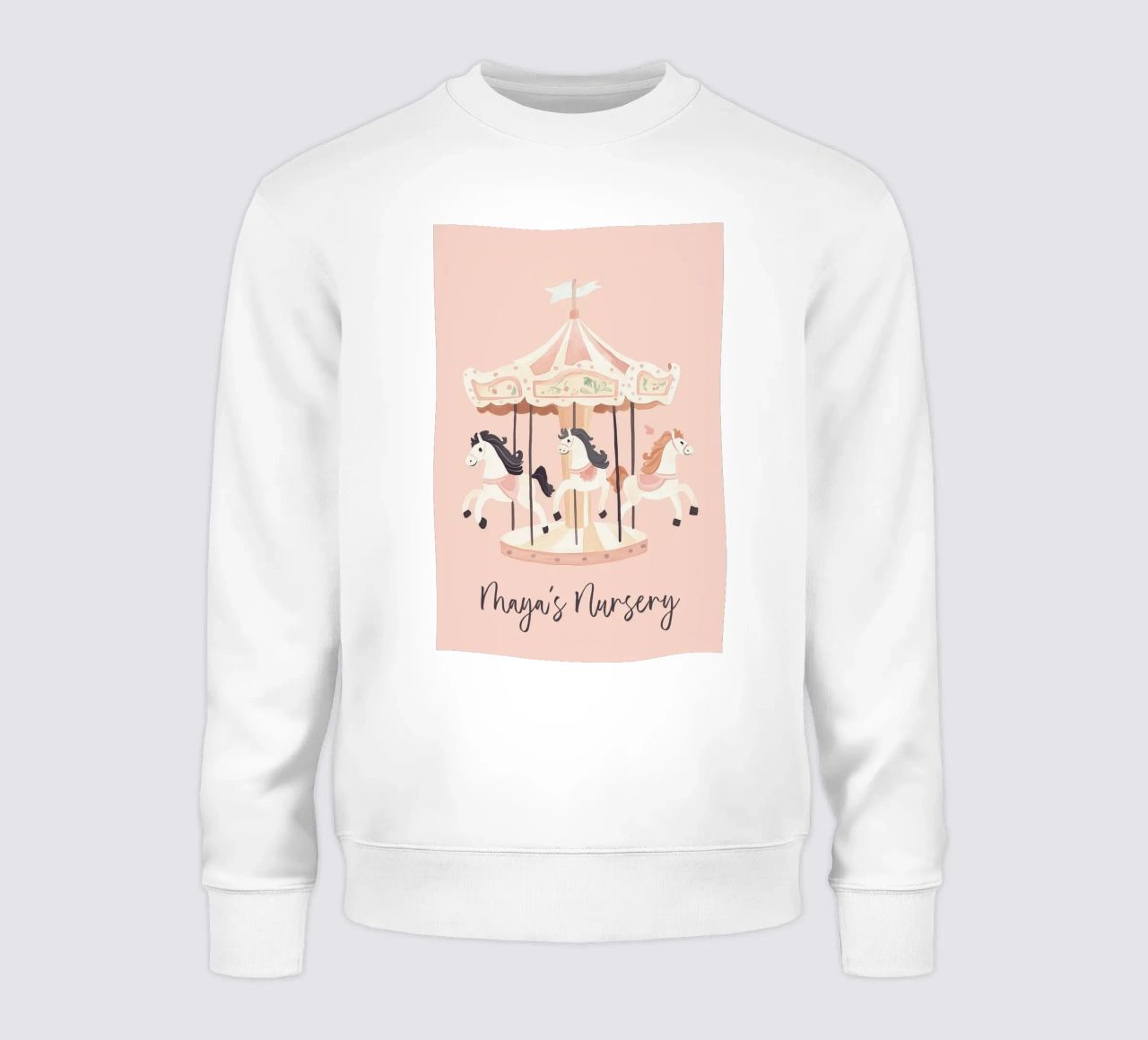 Personalized Gift, Custom Nursery Art, Custom Name Print sweatshirt by Little Lola