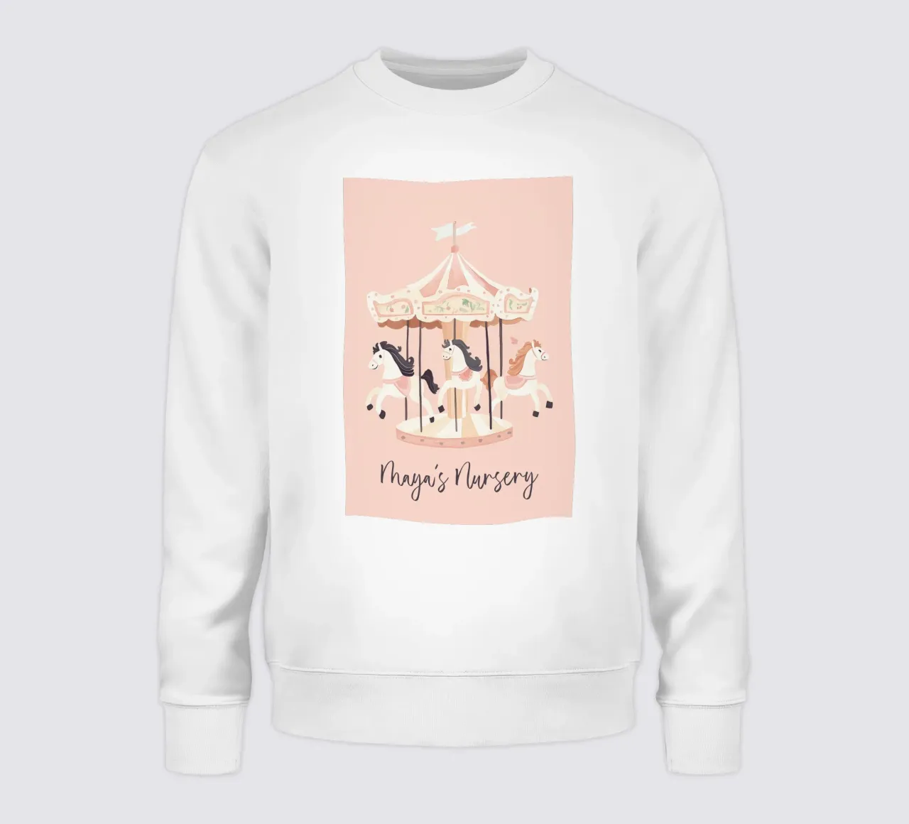 Personalisiertes Geschenk, Custom Nursery Art, Custom Name Print Sweatshirt von Little Lola