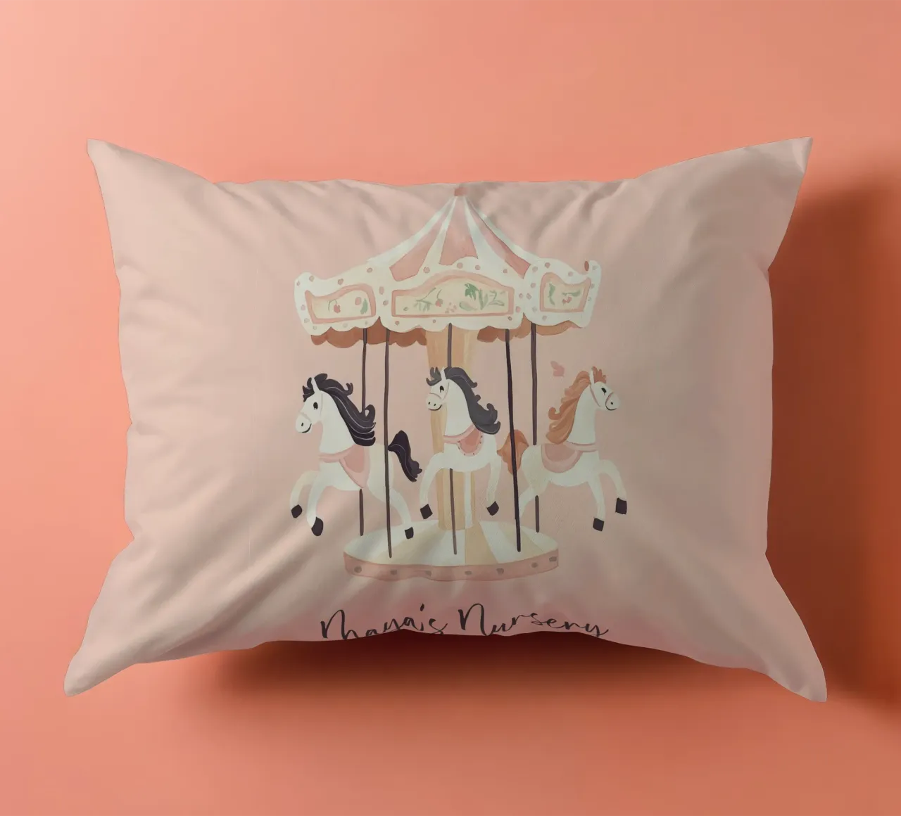 Personalized Gift, Custom Nursery Art, Custom Name Print decorative cushion by Little Lola