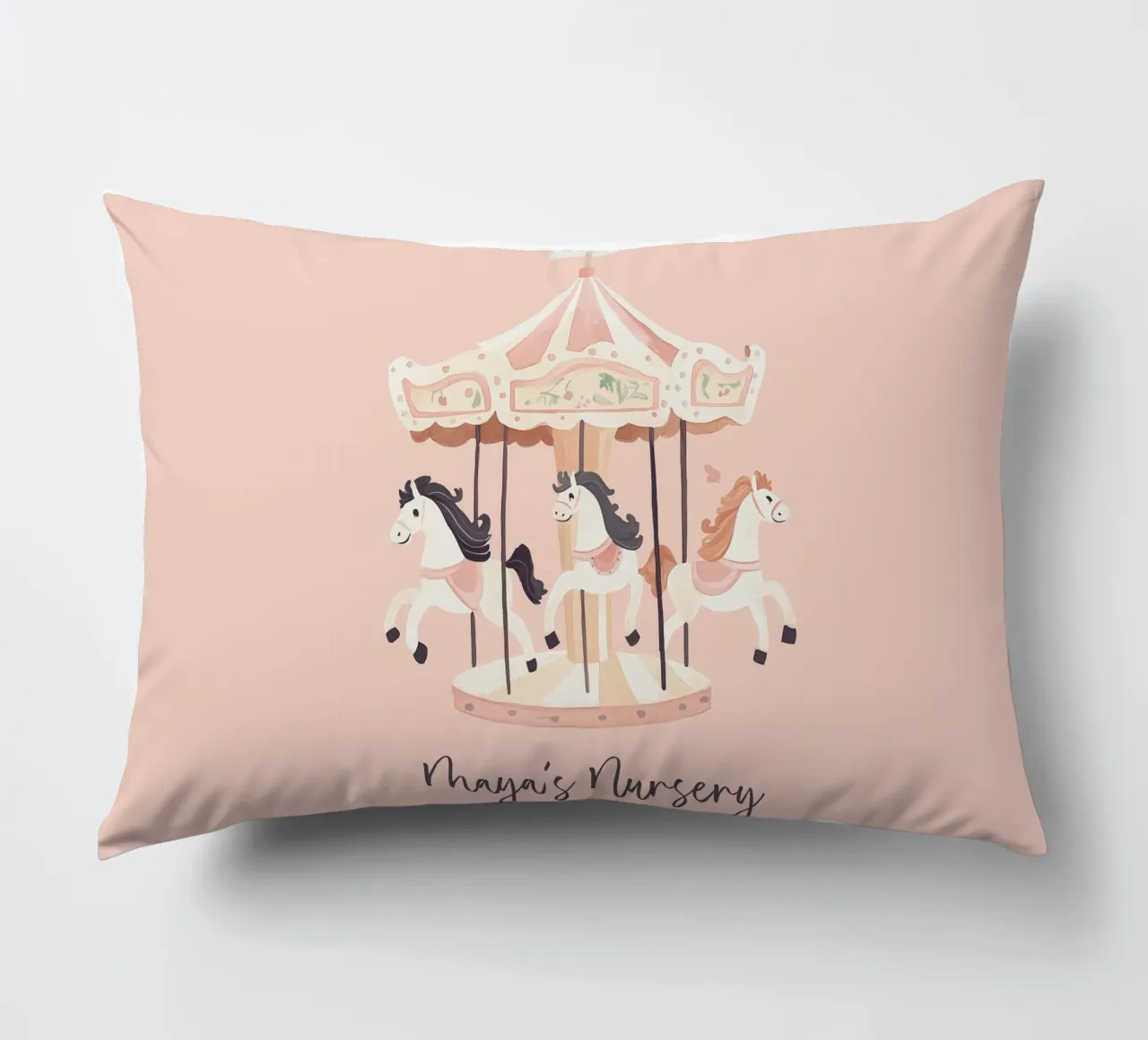 Personalized Gift, Custom Nursery Art, Custom Name Print decorative cushion by Little Lola