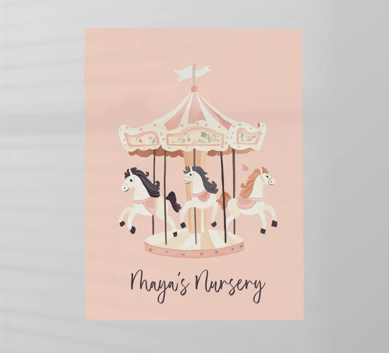 Personalisiertes Geschenk, Custom Nursery Art, Custom Name Print Backlit Folie von Little Lola