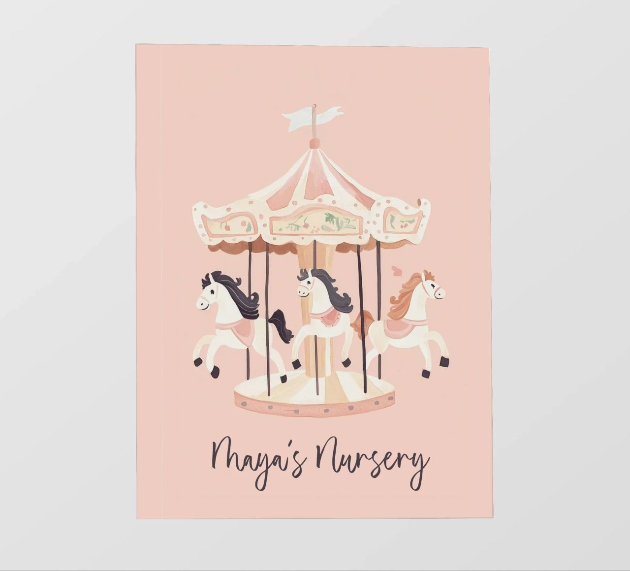 Personalisiertes Geschenk, Custom Nursery Art, Custom Name Print Backlit Folie von Little Lola