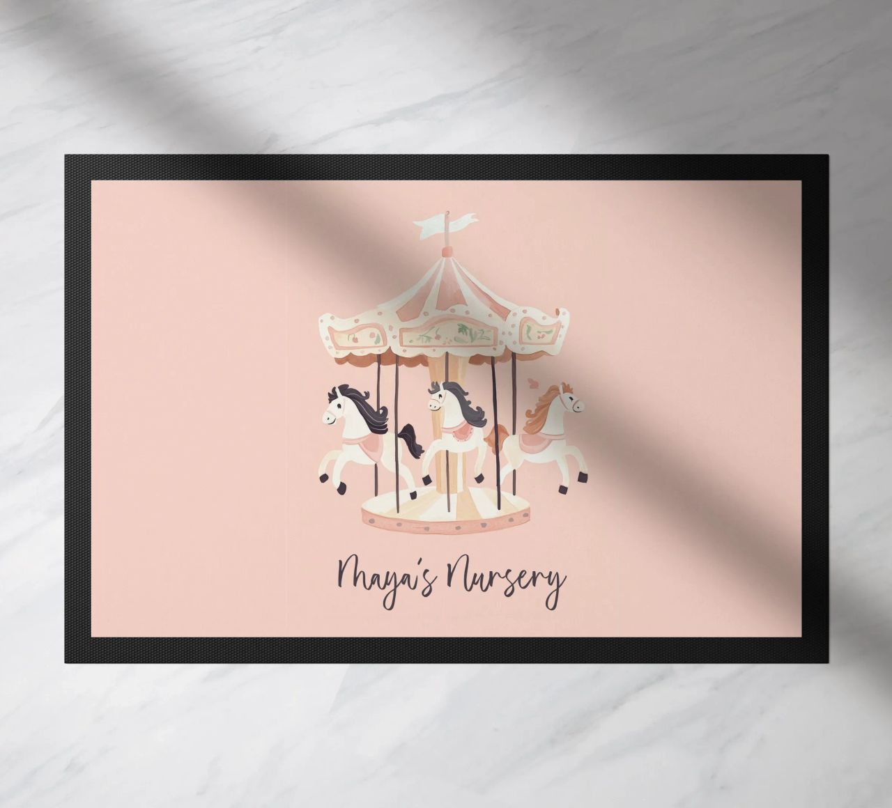 Personalized Gift, Custom Nursery Art, Custom Name Print doormat by Little Lola