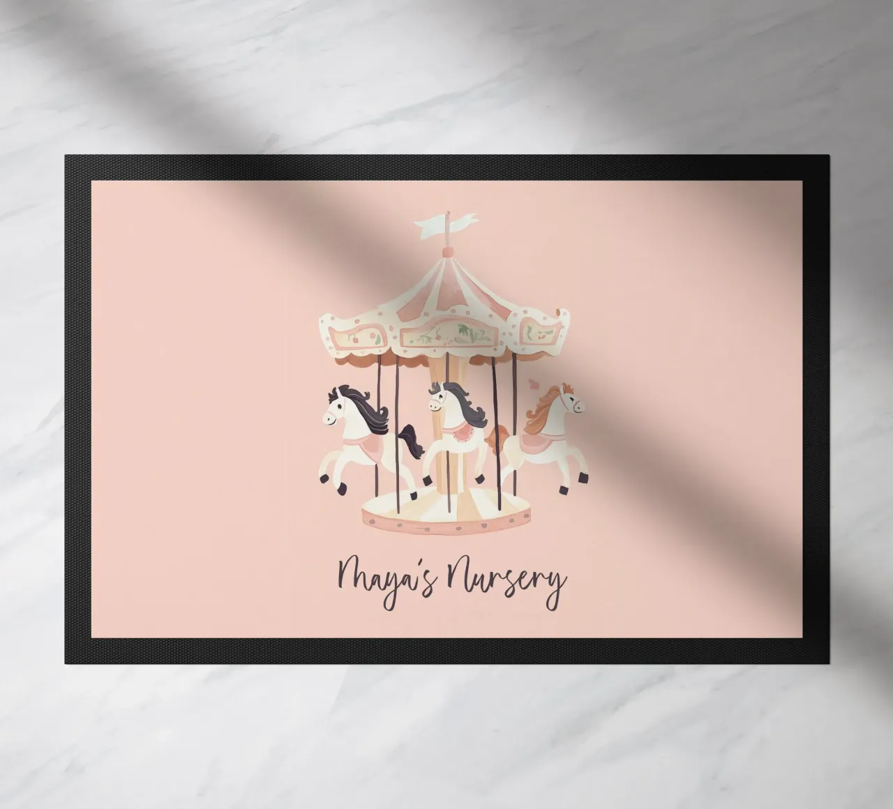 Personalisiertes Geschenk, Custom Nursery Art, Custom Name Print Fußmatte von Little Lola