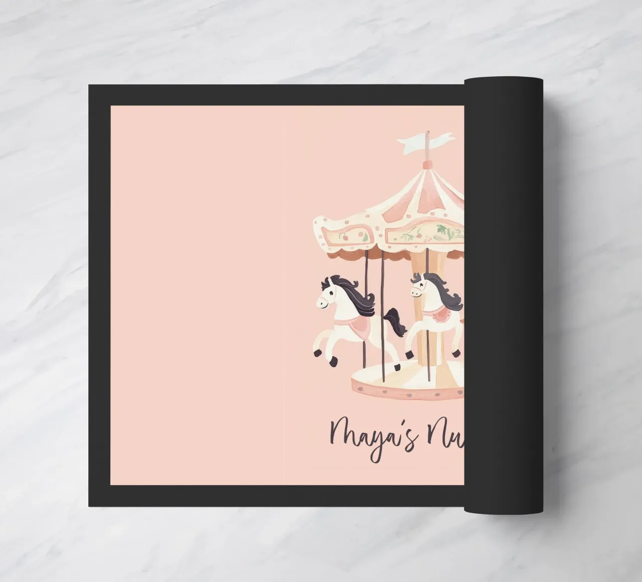 Personalisiertes Geschenk, Custom Nursery Art, Custom Name Print Fußmatte von Little Lola