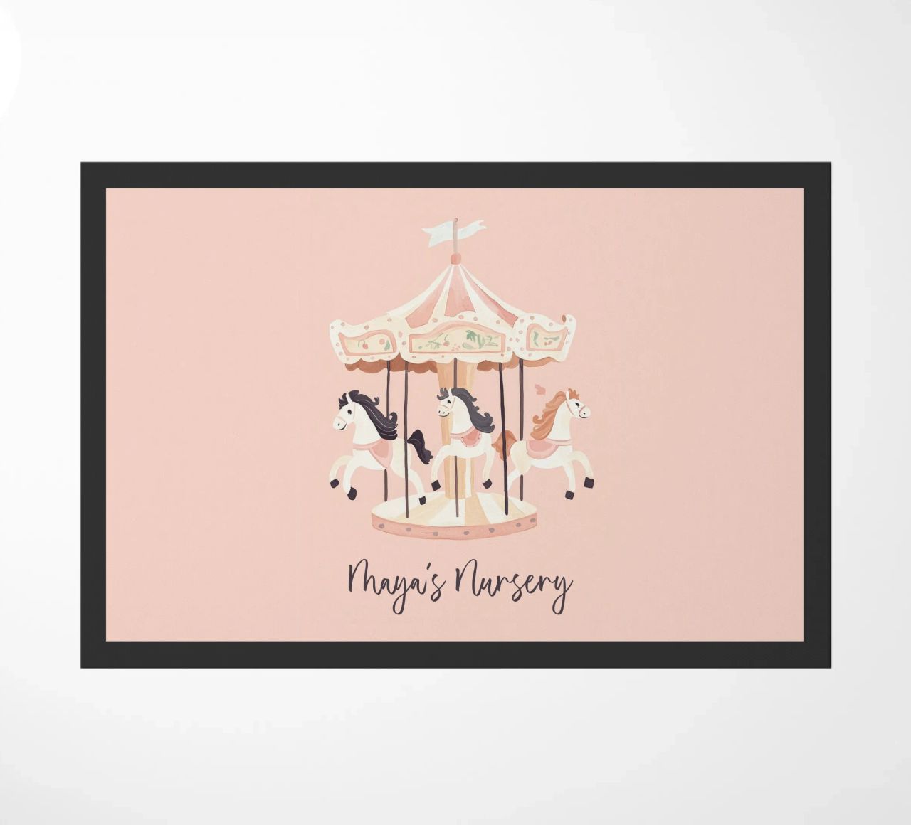 Personalized Gift, Custom Nursery Art, Custom Name Print doormat by Little Lola