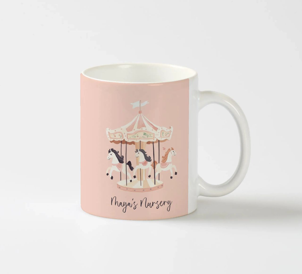 Personalisiertes Geschenk, Custom Nursery Art, Custom Name Print Keramik Tasse von Little Lola