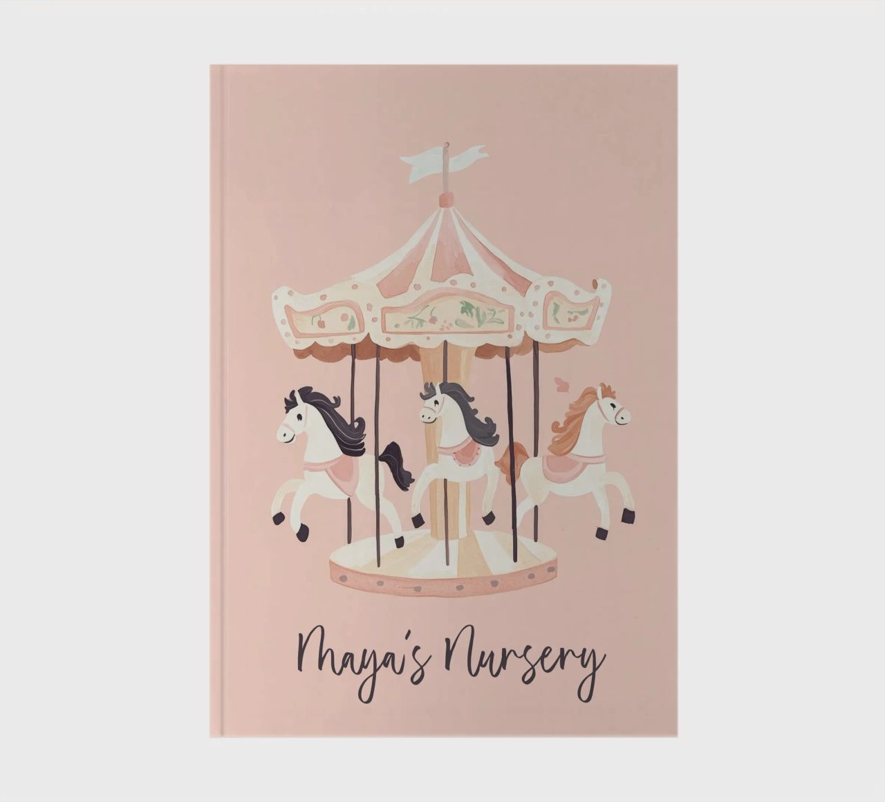 Personalized Gift, Custom Nursery Art, Custom Name Print notebook by Little Lola