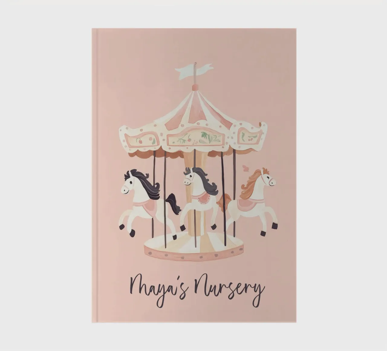 Personalized Gift, Custom Nursery Art, Custom Name Print notebook by Little Lola