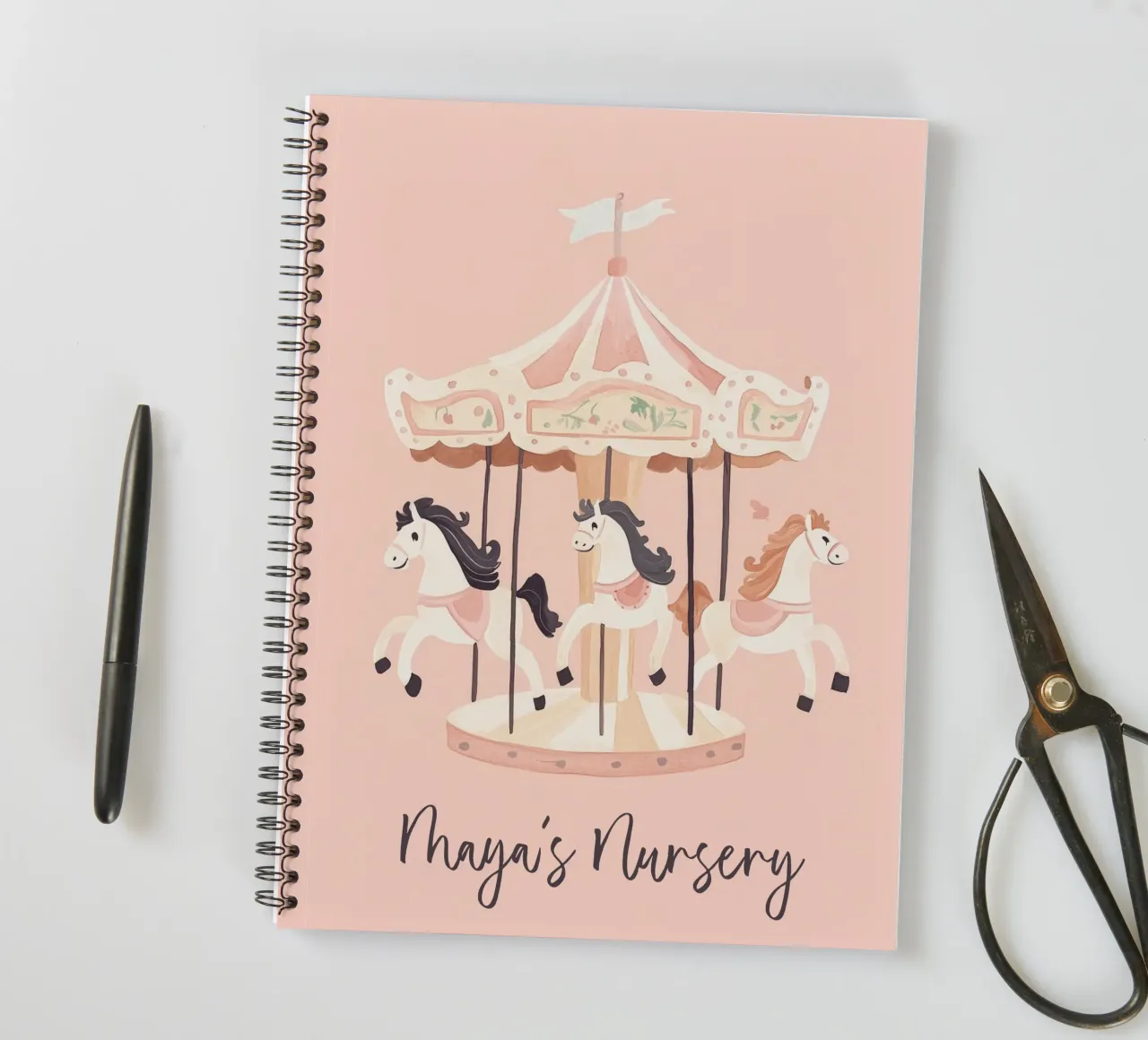 Personalisiertes Geschenk, Custom Nursery Art, Custom Name Print Ringbuch von Little Lola