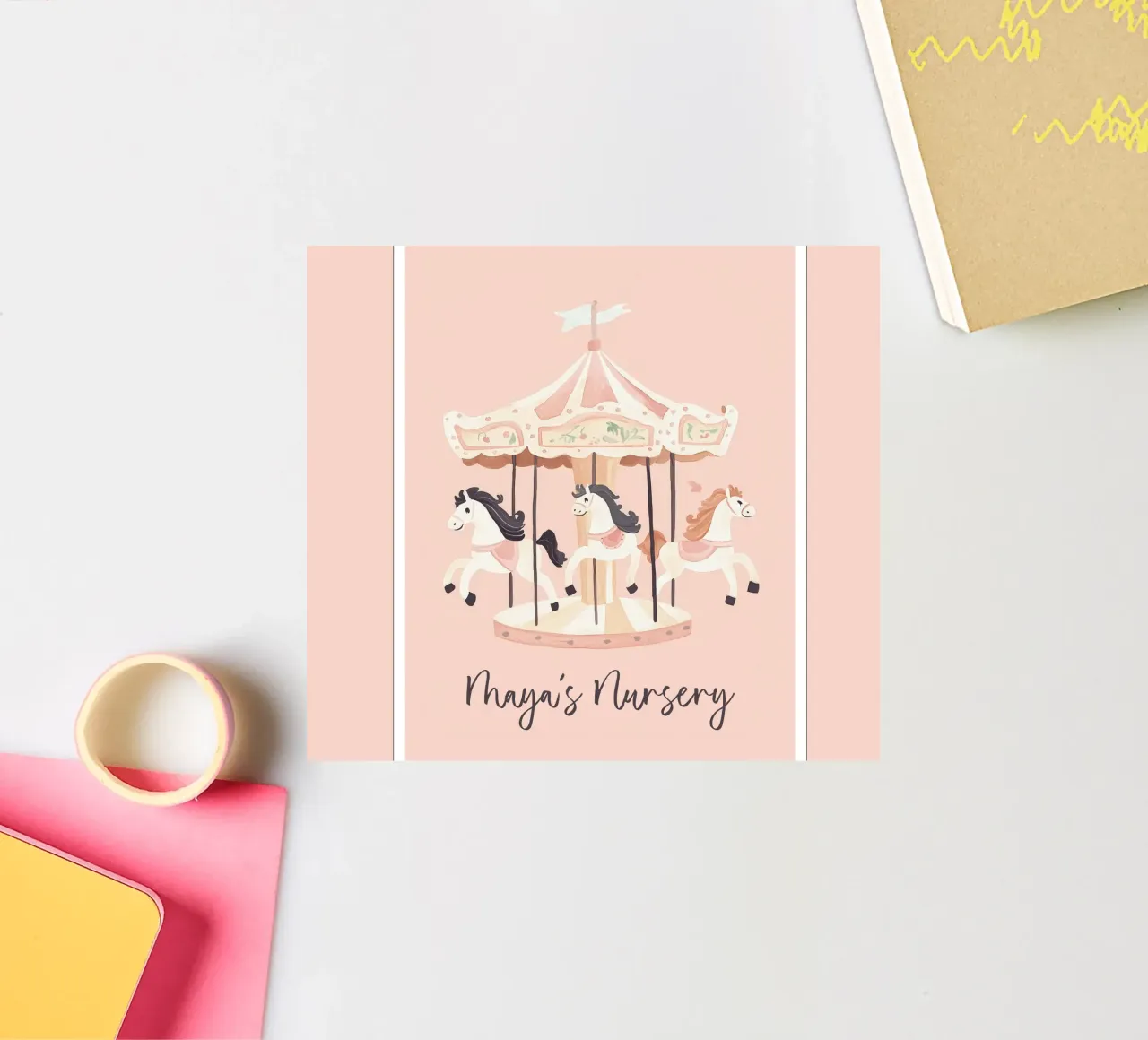 Personalisiertes Geschenk, Custom Nursery Art, Custom Name Print Sticker von Little Lola