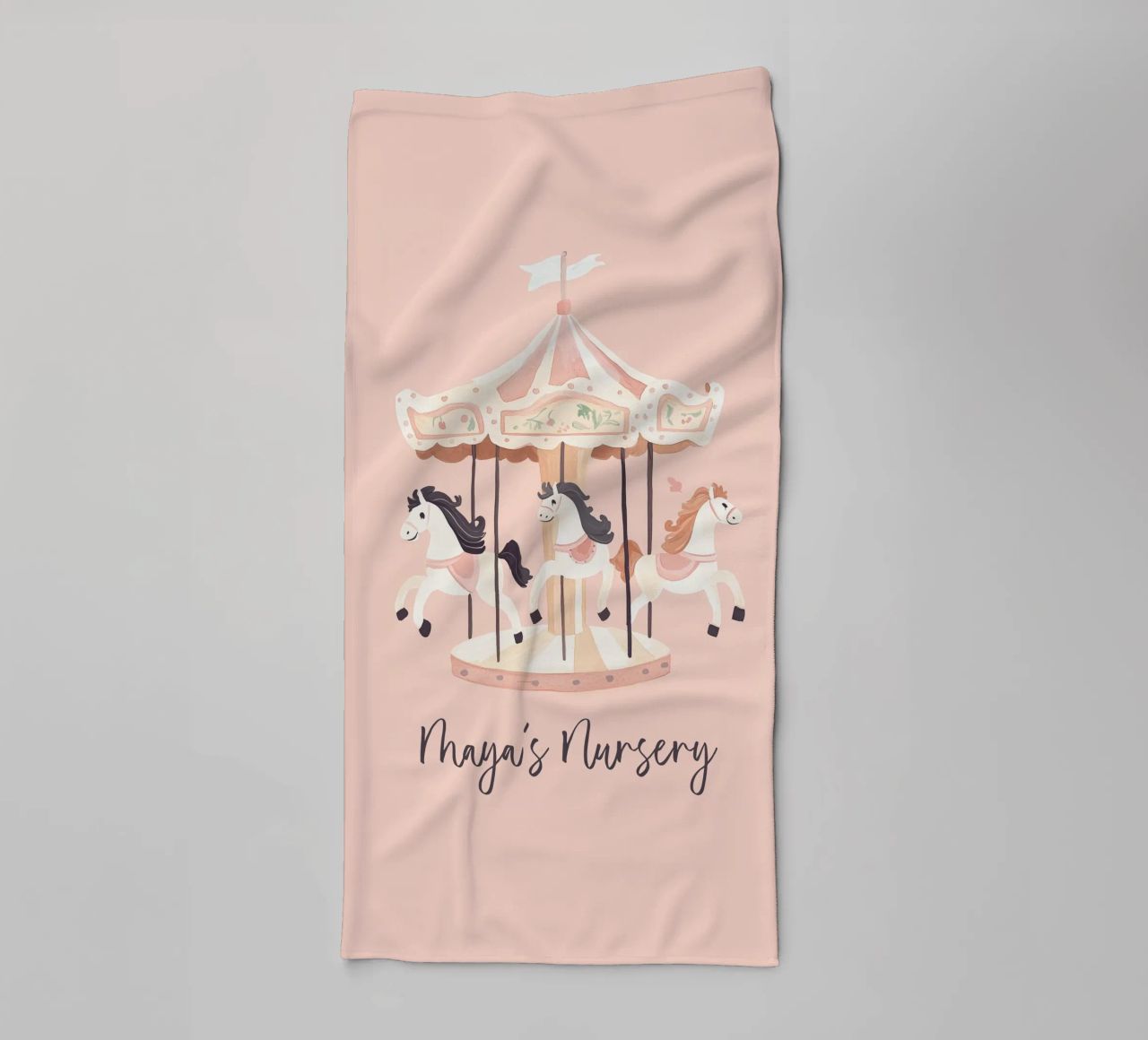 Personalized Gift, Custom Nursery Art, Custom Name Print towel by Little Lola
