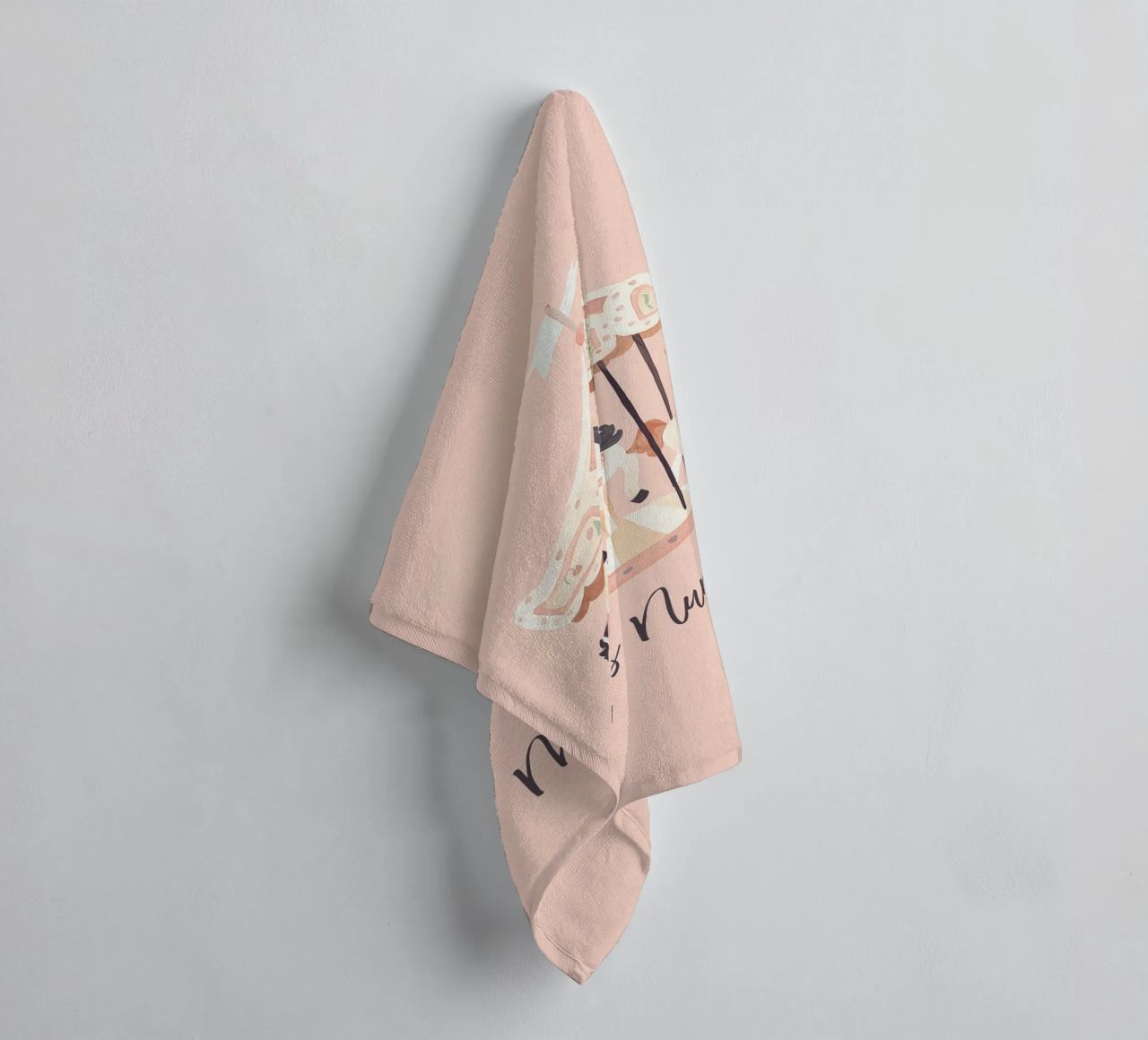 Personalized Gift, Custom Nursery Art, Custom Name Print towel by Little Lola