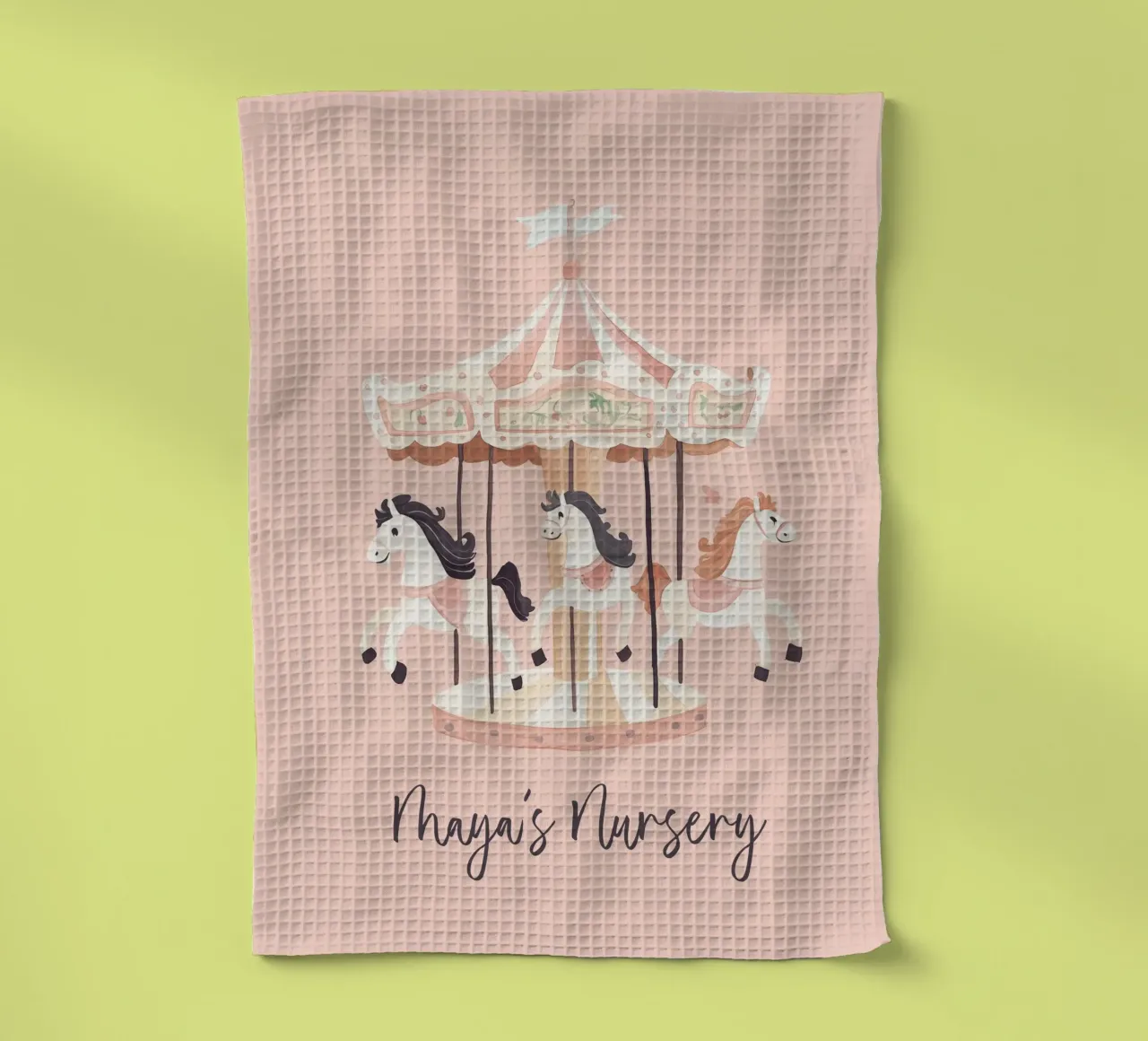 Personalisiertes Geschenk, Custom Nursery Art, Custom Name Print Geschirrtuch von Little Lola