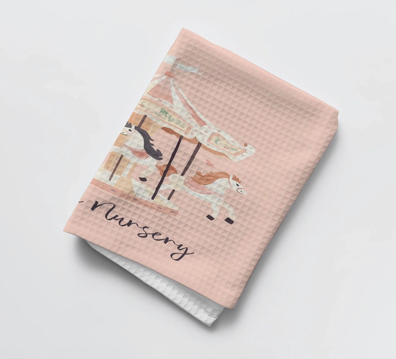 Personalized Gift, Custom Nursery Art, Custom Name Print tea towel by Little Lola