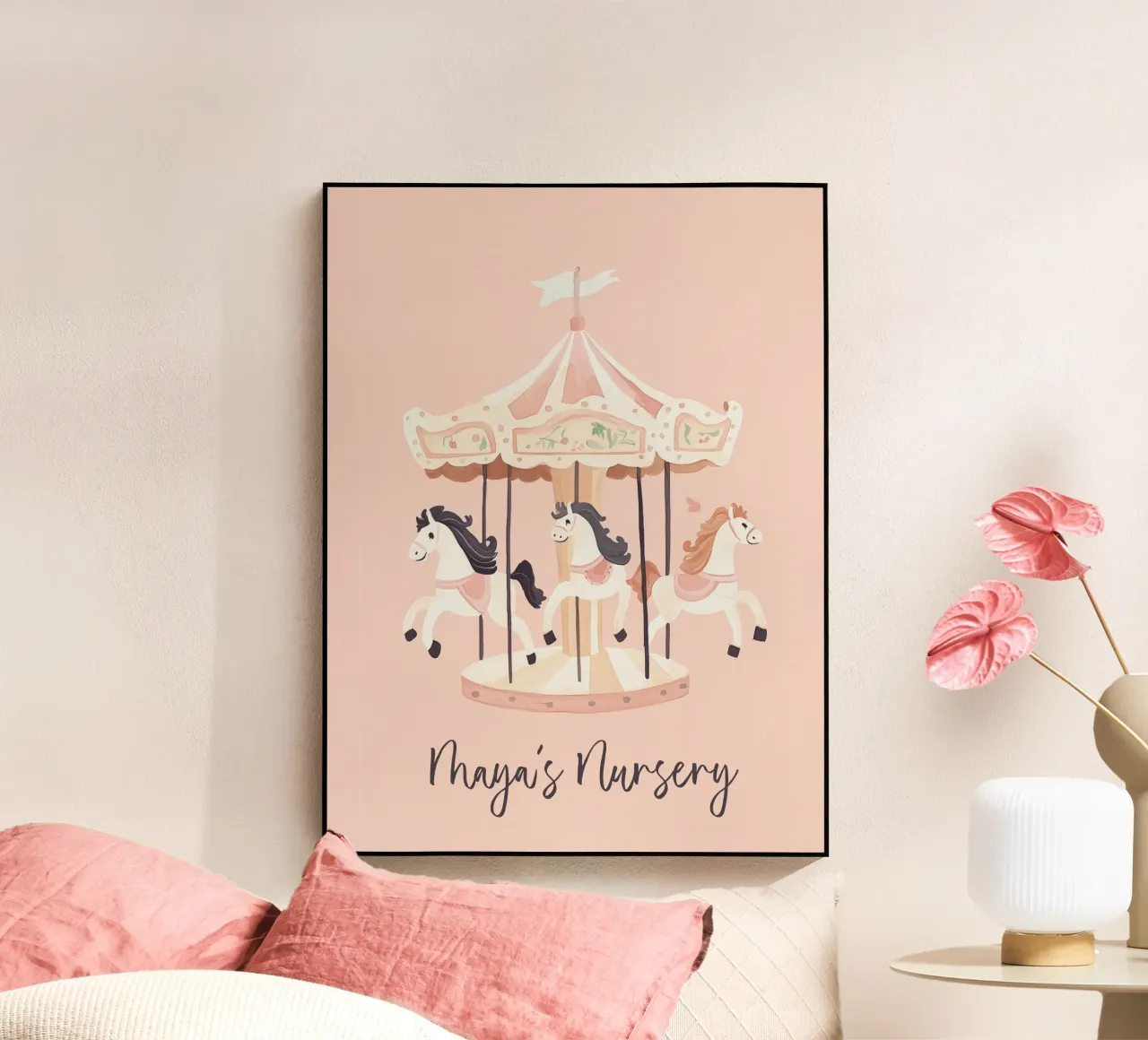 Personalisiertes Geschenk, Custom Nursery Art, Custom Name Print Acryl-Glas von Little Lola