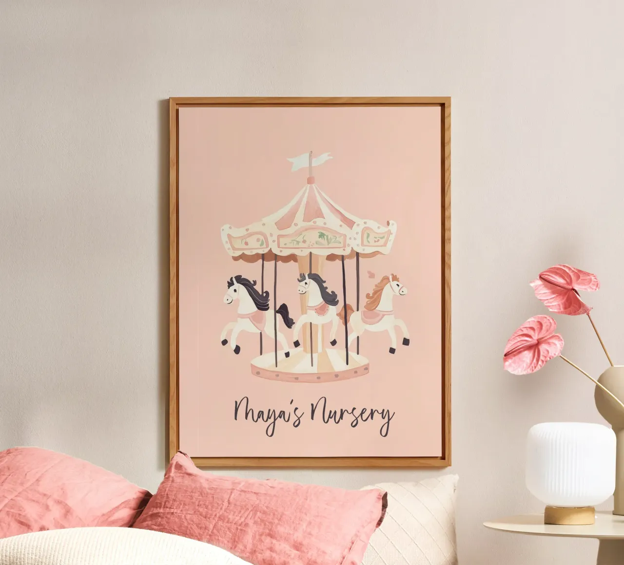 Personalisiertes Geschenk, Custom Nursery Art, Custom Name Print Alu-Dibond von Little Lola