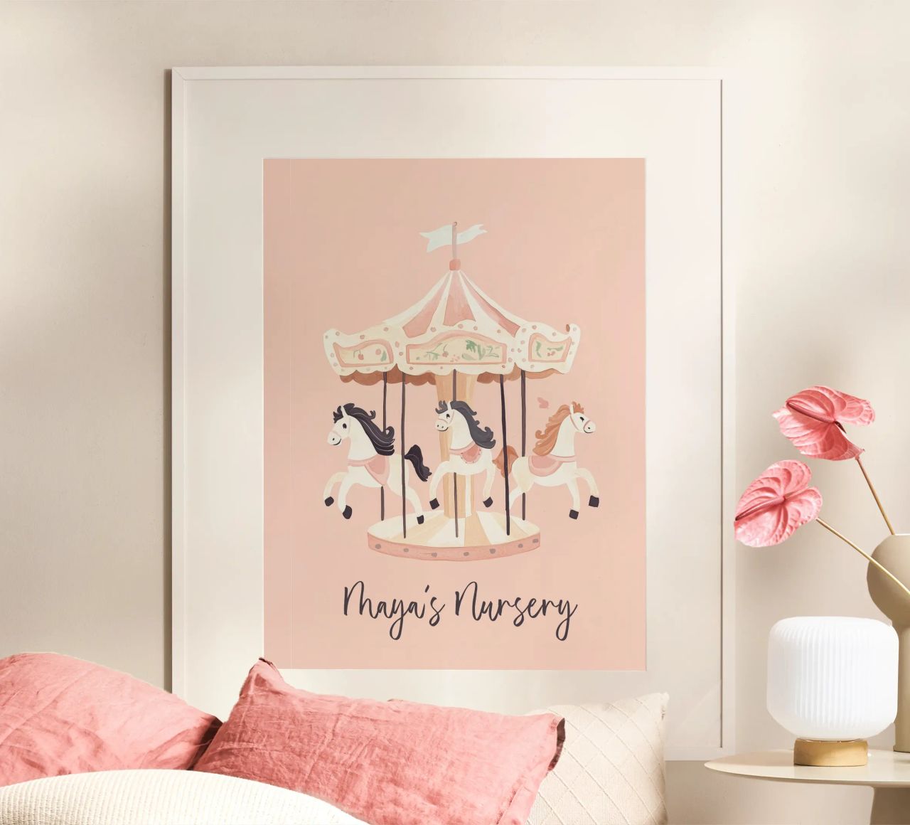 Personalized Gift, Custom Nursery Art, Custom Name Print poster by Little Lola