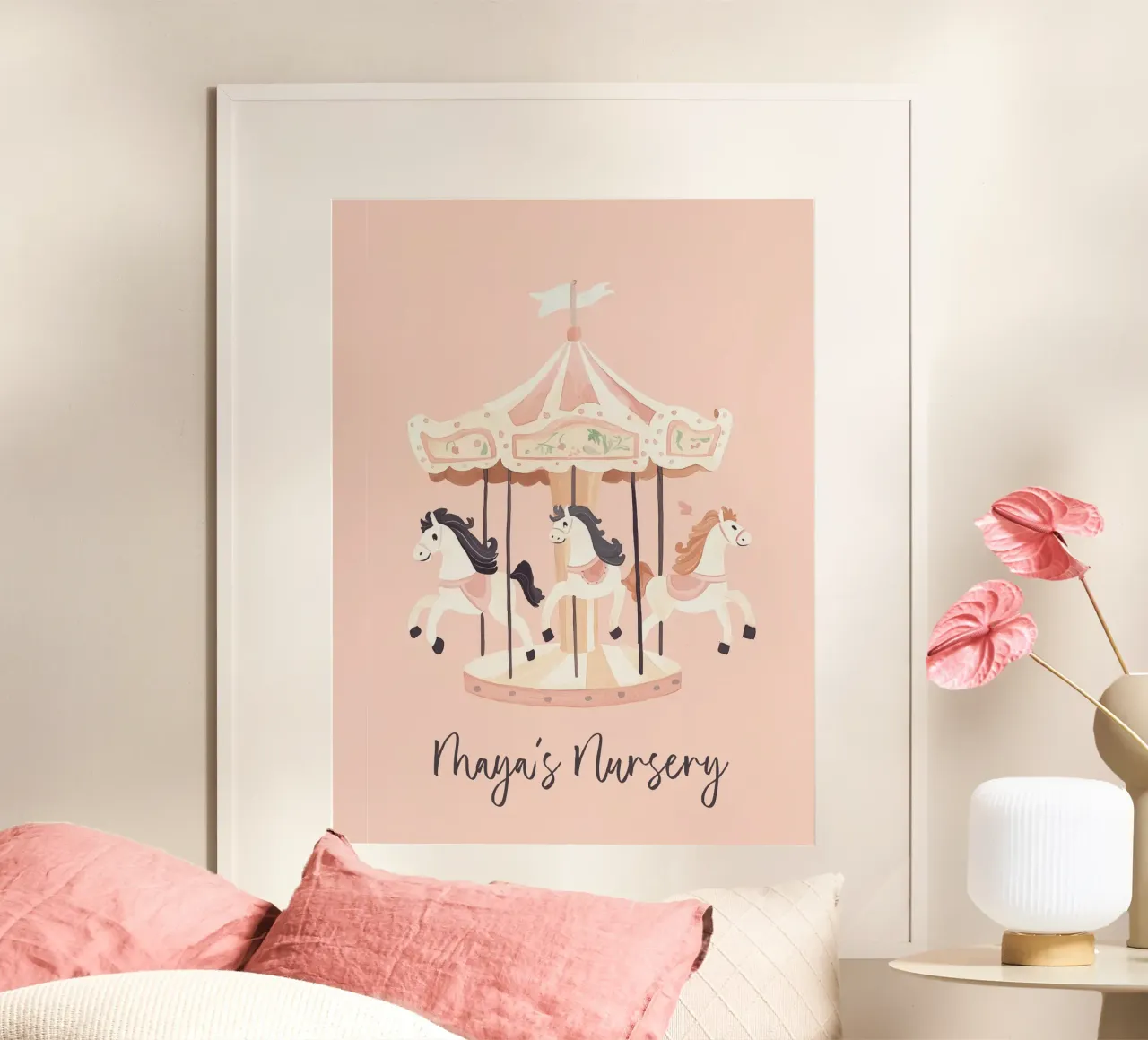 Personalisiertes Geschenk, Custom Nursery Art, Custom Name Print Hahnemühle von Little Lola