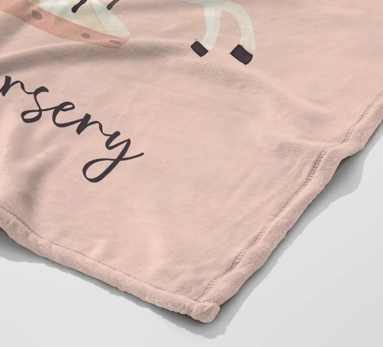 Personalisiertes Geschenk, Custom Nursery Art, Custom Name Print Fleecedecke von Little Lola