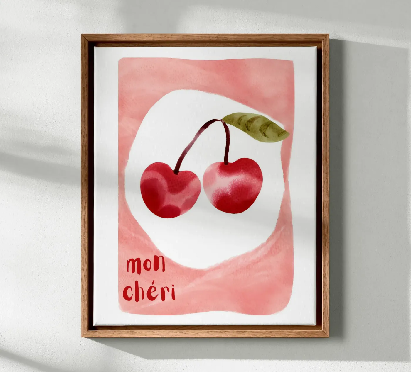 Mon chéri canvas by designsbysophia