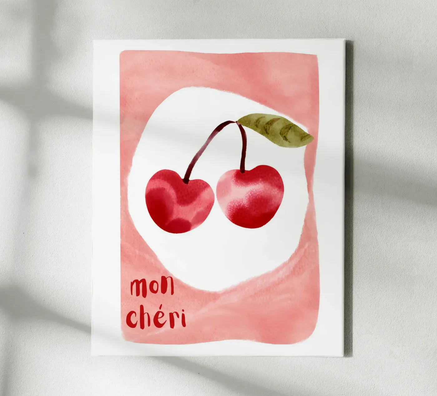 Mon chéri canvas by designsbysophia