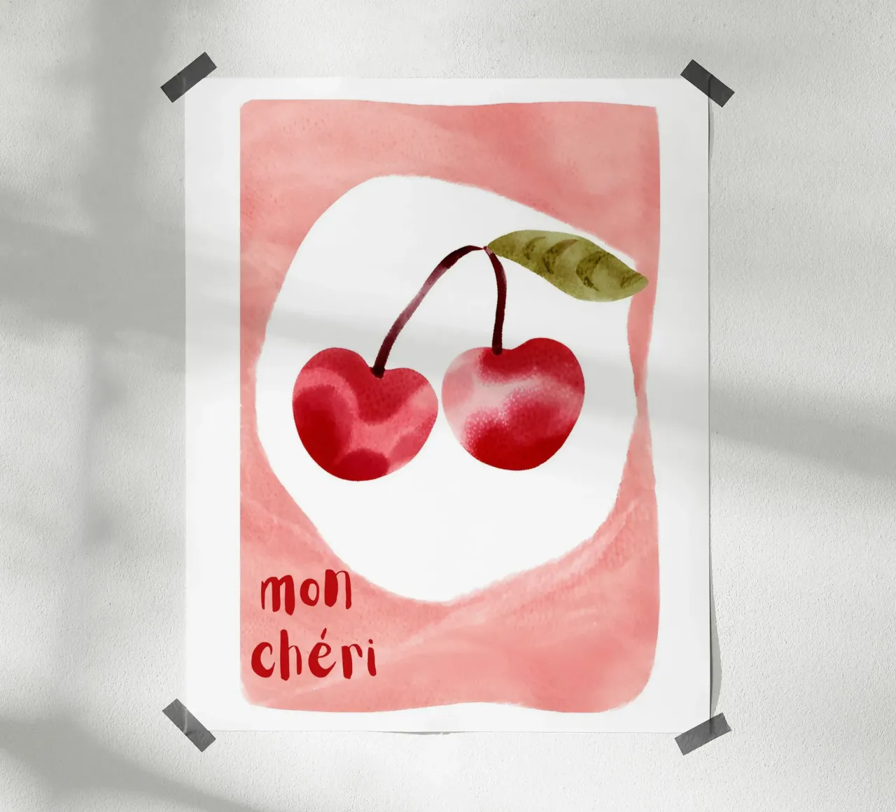 Mon chéri poster da designsbysophia