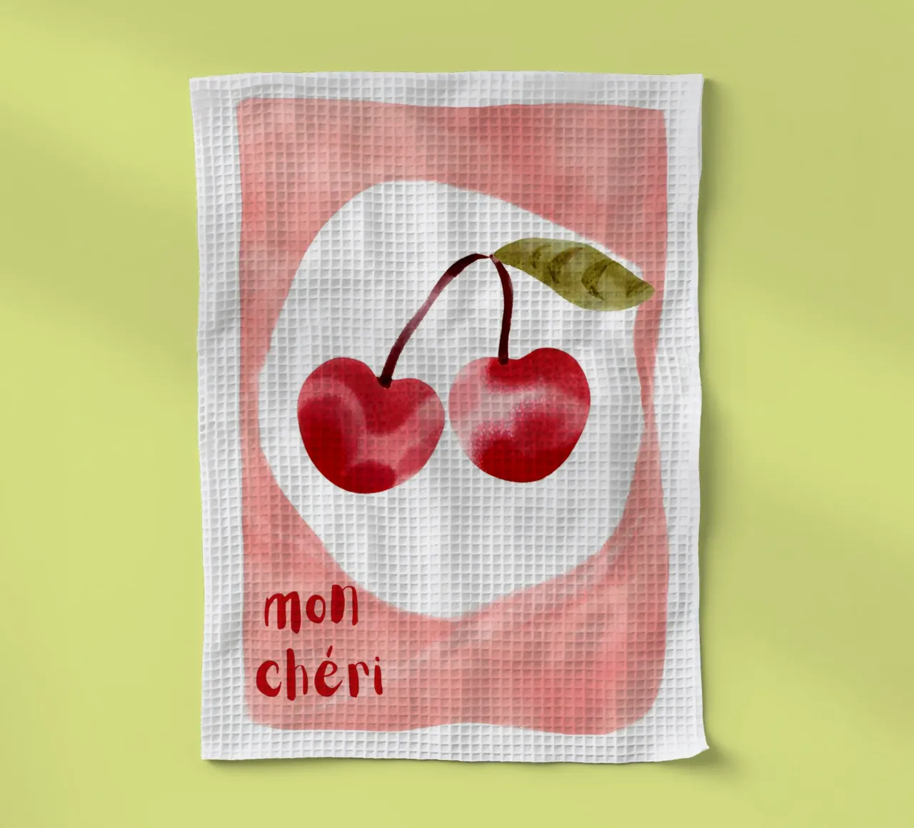 Mon chéri canovaccio da cucina da designsbysophia