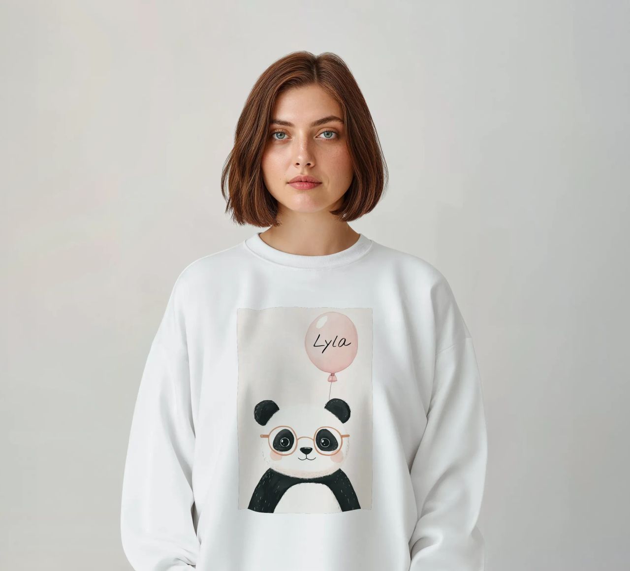 Custom Name Print, Personalized Print for Nursery sweatshirt by Little Lola