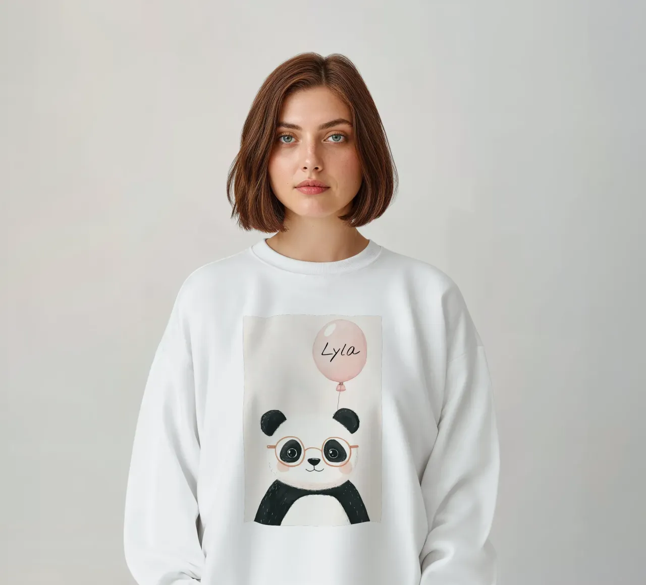 Custom Name Print, Personalized Print for Nursery sweatshirt by Little Lola