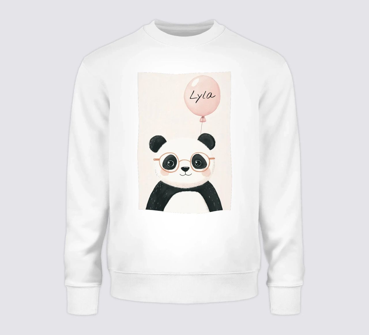 Custom Name Print, Personalized Print for Nursery sweatshirt by Little Lola