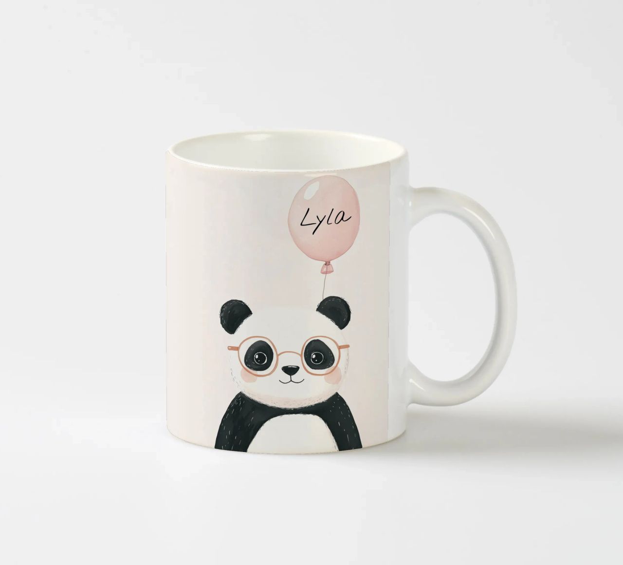 Custom Name Print, Personalized Print for Nursery ceramic mug by Little Lola